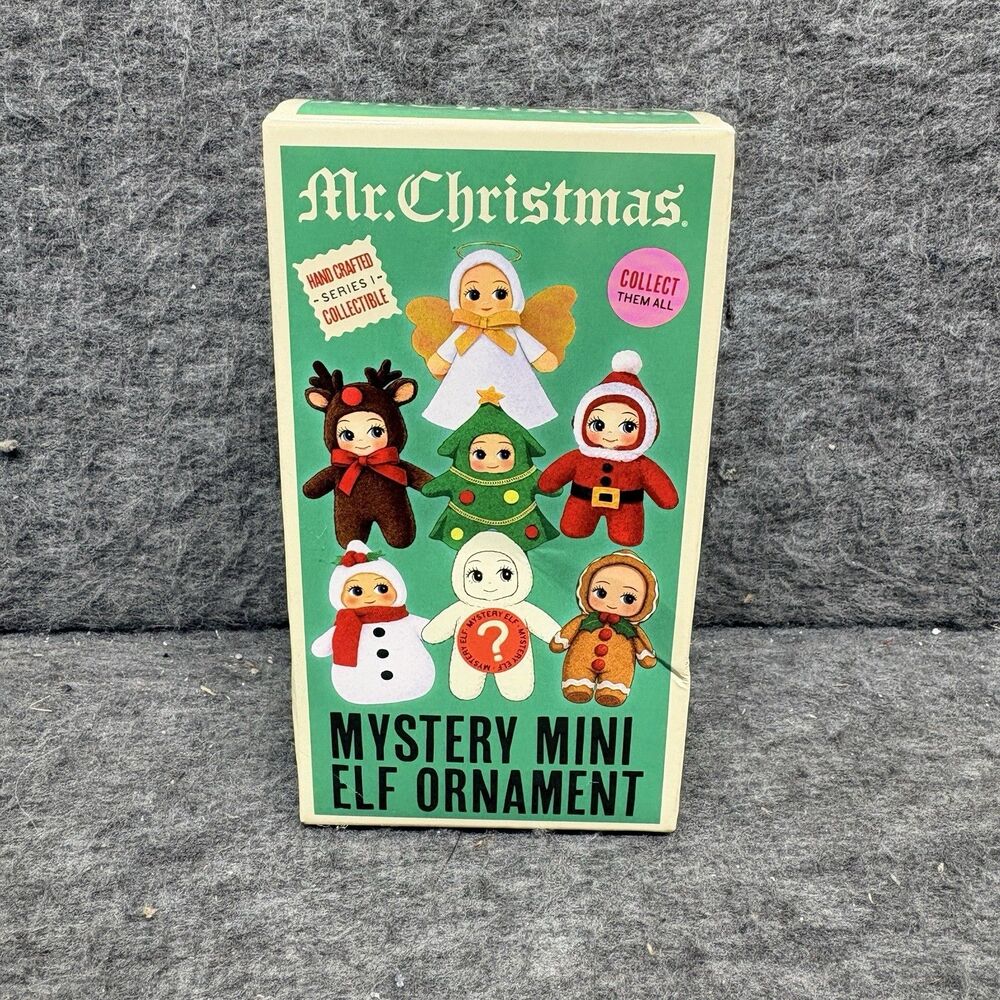 Mr. Christmas Mystery Mini Elf Ornament 2026 NEW Sealed Blind Box